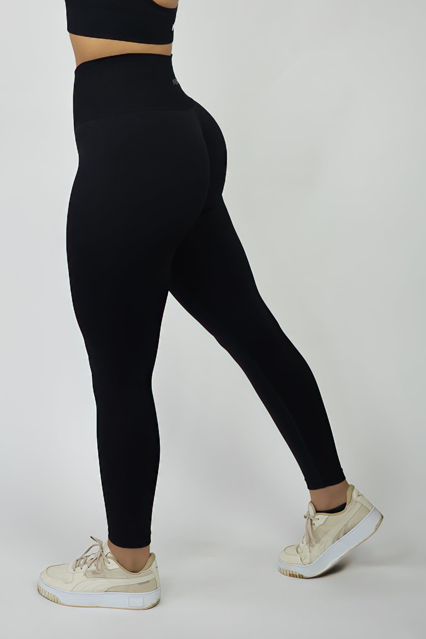 Solid Leggings - Schwarz
